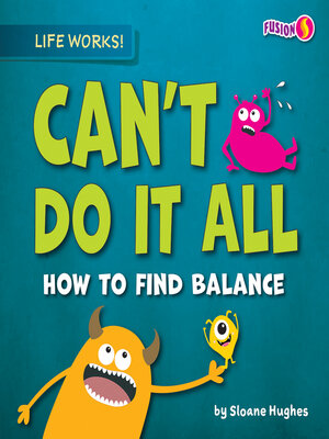 cover image of Can't Do it All